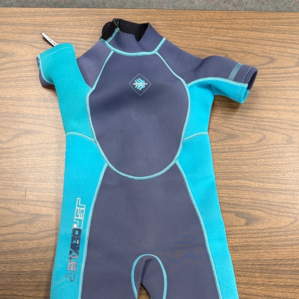 Kids Swim One Piece - Blue and Gray